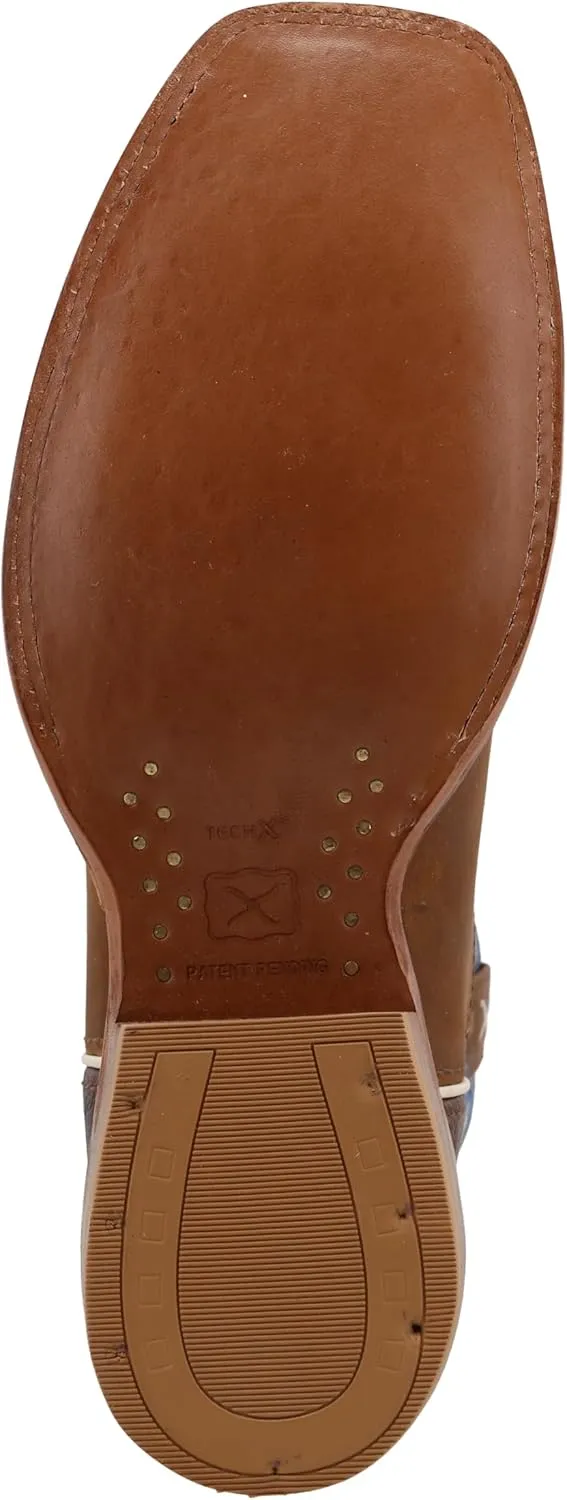 Twisted X Men's 11" Tech X Boot, Wide Square Toe with Tech X