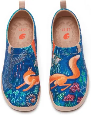 UIN Women's Art Travel Slip-On Shoes Casual Lightweight Breathable Flats Comfortable Loafers