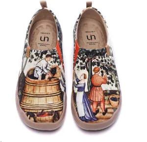 UIN Women's Art Travel Slip-On Shoes Casual Lightweight Breathable Flats Comfortable Loafers