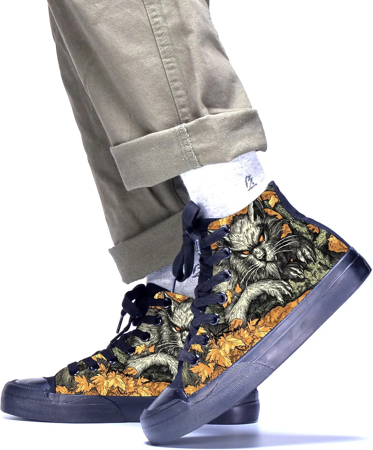 Unisex Fashion High Top Sneakers Classic Lace-Up Canvas Shoes Casual Cool Hip Hop Tennis Walking Shoes for Men Women