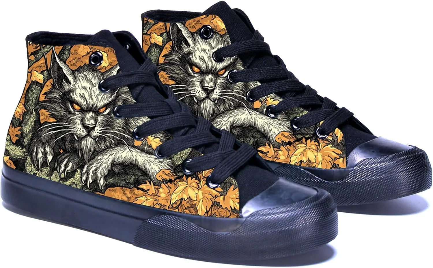 Unisex Fashion High Top Sneakers Classic Lace-Up Canvas Shoes Casual Cool Hip Hop Tennis Walking Shoes for Men Women