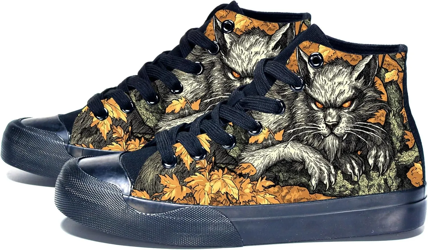 Unisex Fashion High Top Sneakers Classic Lace-Up Canvas Shoes Casual Cool Hip Hop Tennis Walking Shoes for Men Women