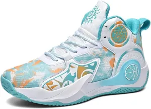 Unisex High Top Basketball Shoes Women's Shoes Men's Shoes Breathable Non Slip Outdoor Sneakers Cushioning Workout Shoes for Fitness