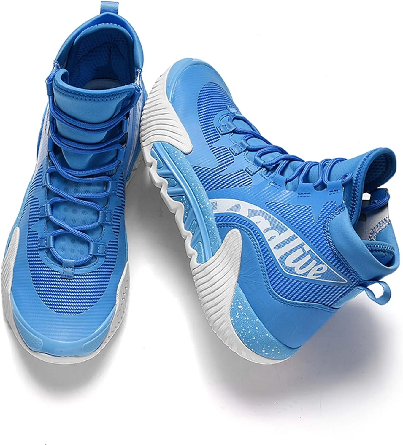 Usoway Men's Basketball Shoes Fashion Sneakers Breathable Non-Slip Walking Outdoor Training Sports Running Shoes Cushioned Fitness Tennis Shoes