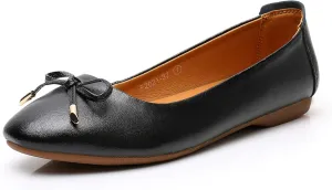 VenusCelia Women's Bowknot Ballet Dance Flat Shoe