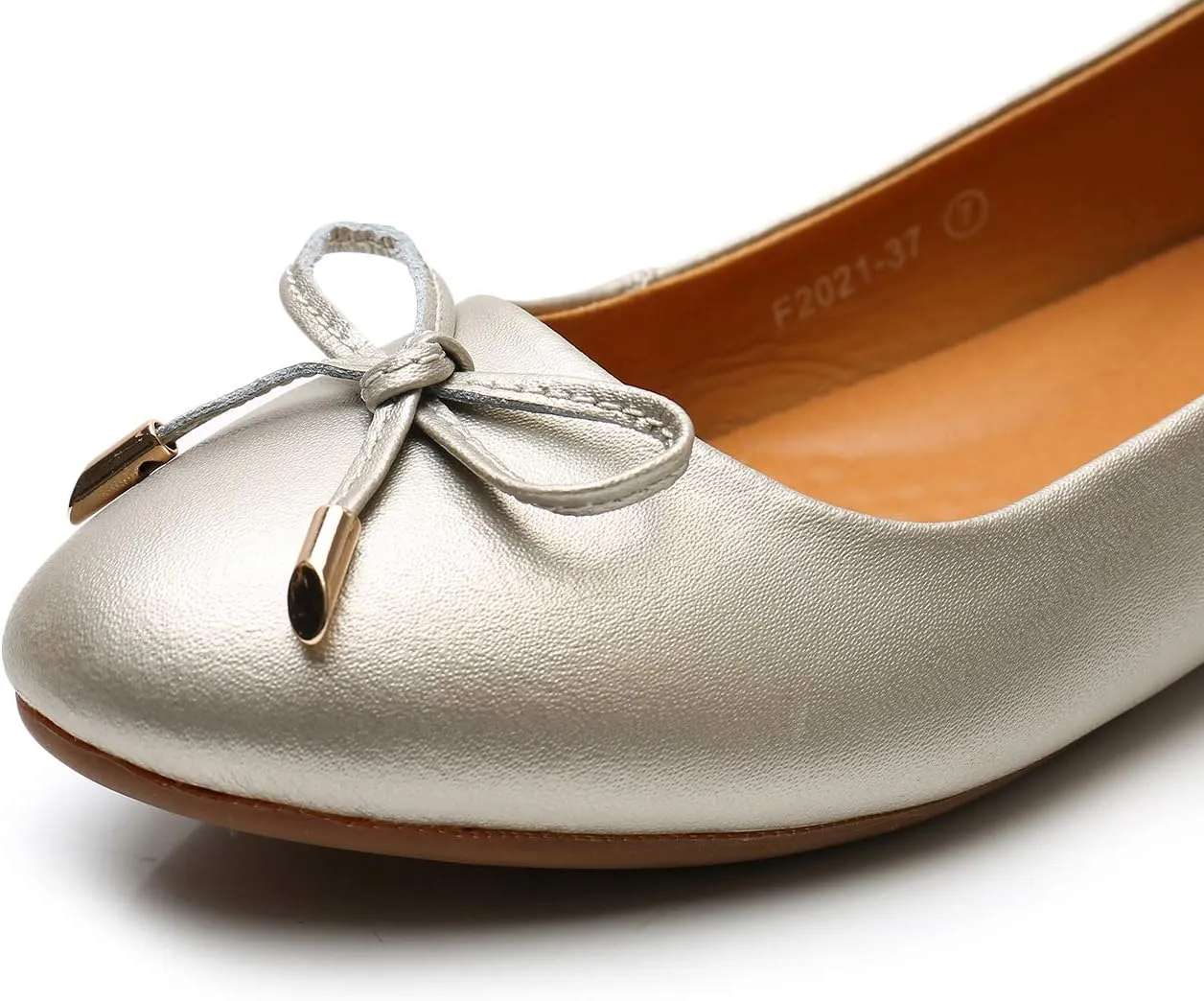 VenusCelia Women's Bowknot Ballet Dance Flat Shoe