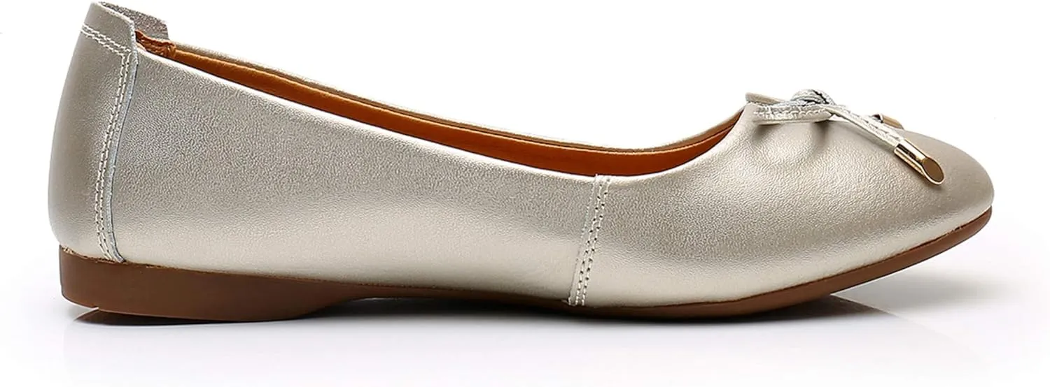 VenusCelia Women's Bowknot Ballet Dance Flat Shoe