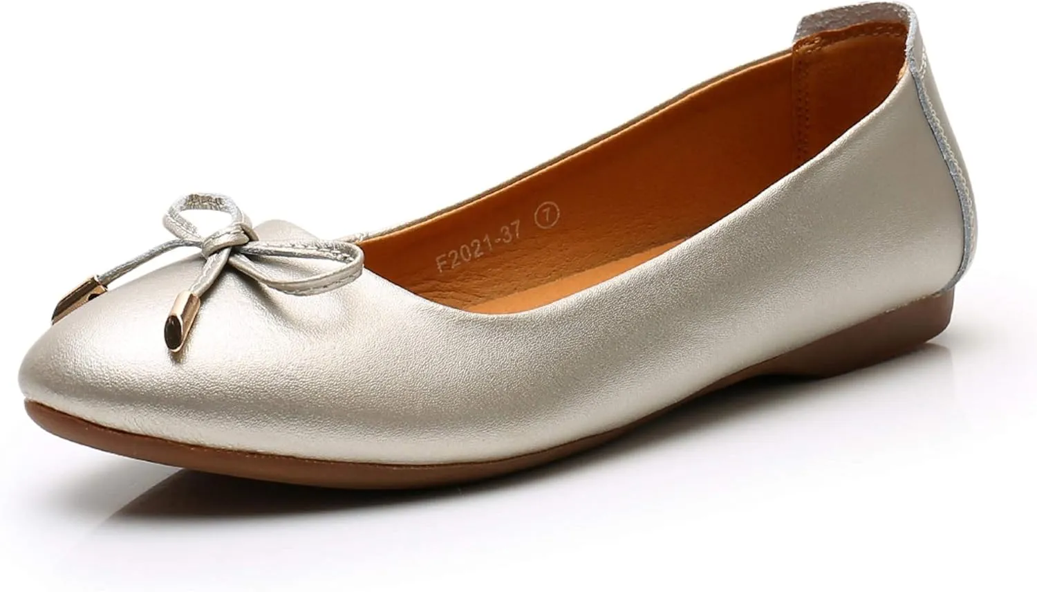 VenusCelia Women's Bowknot Ballet Dance Flat Shoe