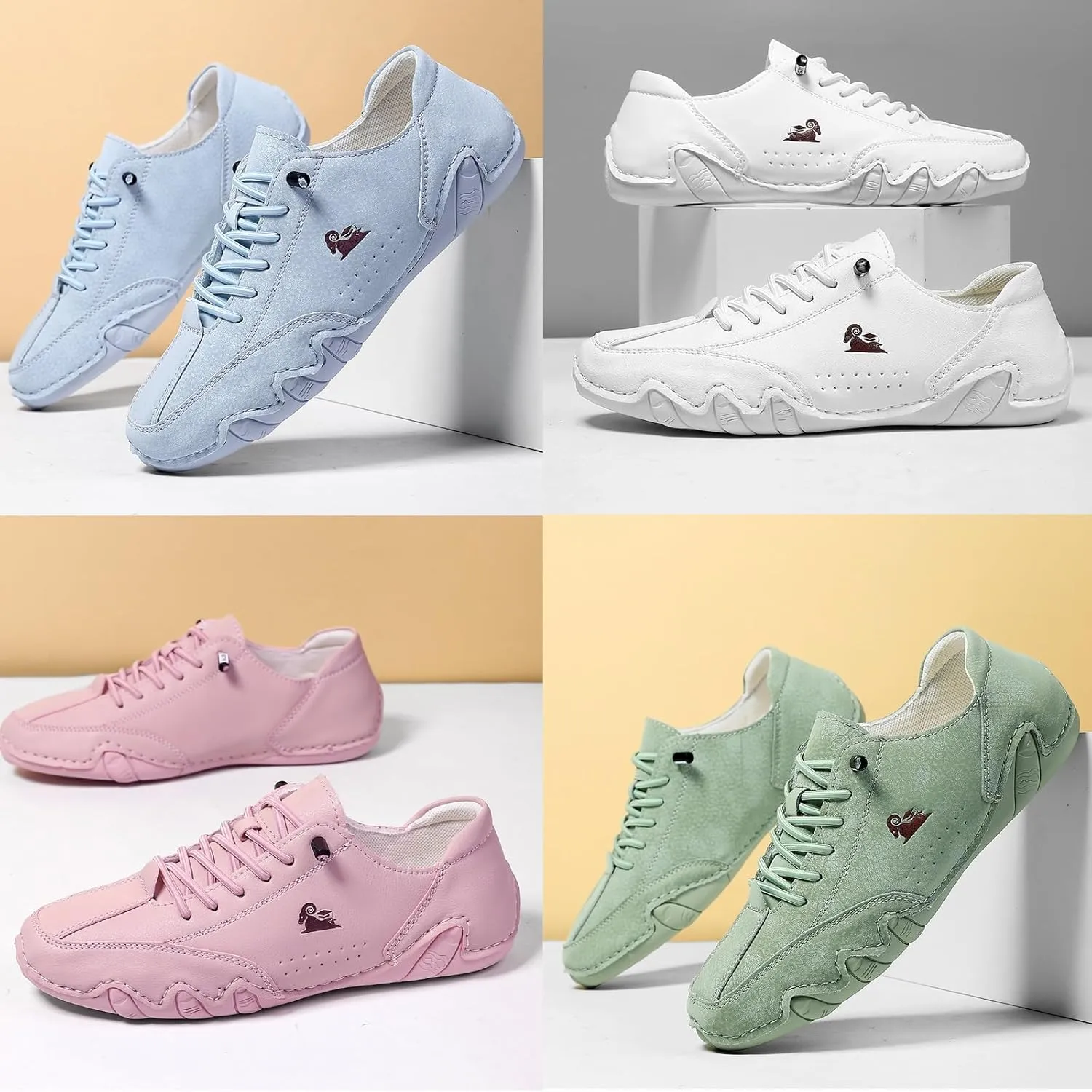 Vogany Shoes Women, Ultra-Comfortable Outdoor Barefoot Beck Shoes Waterproof Non-Slip Lightweight Minimalist Casual Flat Loafers Orthopedics Sneakers