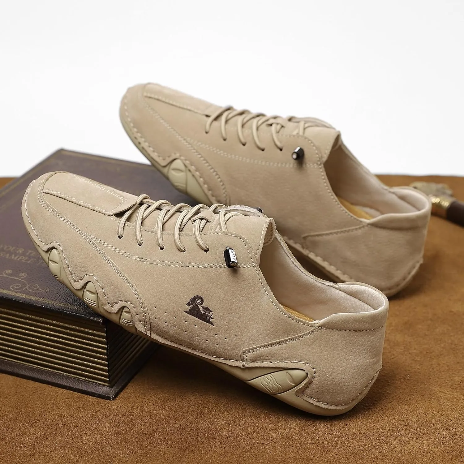 Vogany Shoes Women, Ultra-Comfortable Outdoor Barefoot Beck Shoes Waterproof Non-Slip Lightweight Minimalist Casual Flat Loafers Orthopedics Sneakers