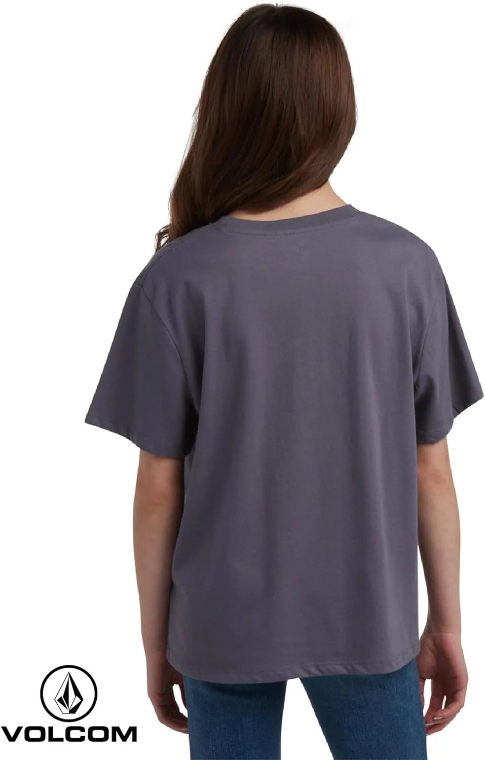 Volcom Girls Shirts - Casual Crewneck Short Sleeve Graphic Tee Trendy Tops - Breathable Girls Summer Clothes