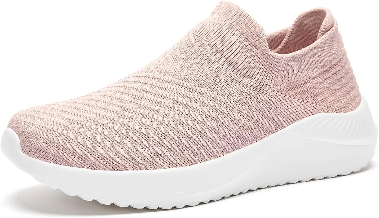 Walking Shoes Womens Slip on Sneakers with Memory Foam Casual Comfortable Non Slip Work Shoes Arch Support Loafers