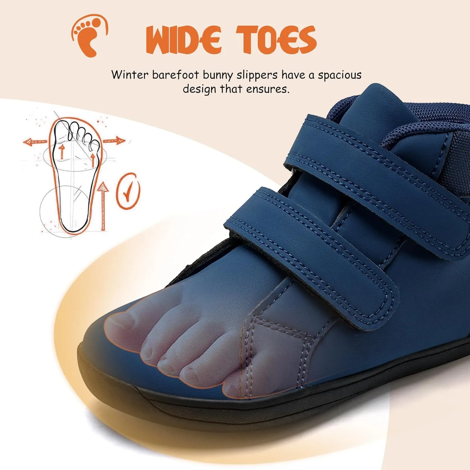 WateLves Toddler Little Kids Wide Barefoot Shoes Boys Girls Winter High Top Minimalist Sneakers Ankle Boots Leather Uniform Dress Shoes Naturally Splay