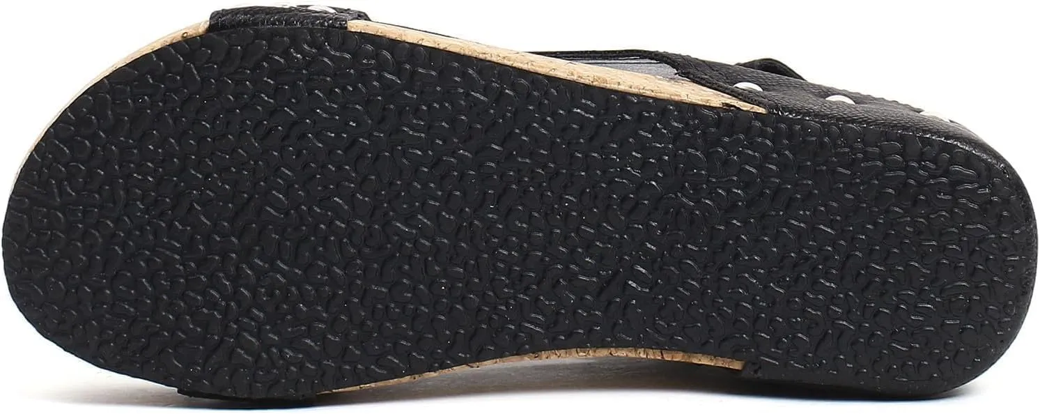 Wedge Sandals for Women 2025 Wide Width Comfortable Open-Toe Cork Casual & Dressy Summer Shoes Platform Wedges Heels Sandals with Ankle Strap Arch Support for Woman Boho Beach Vacation