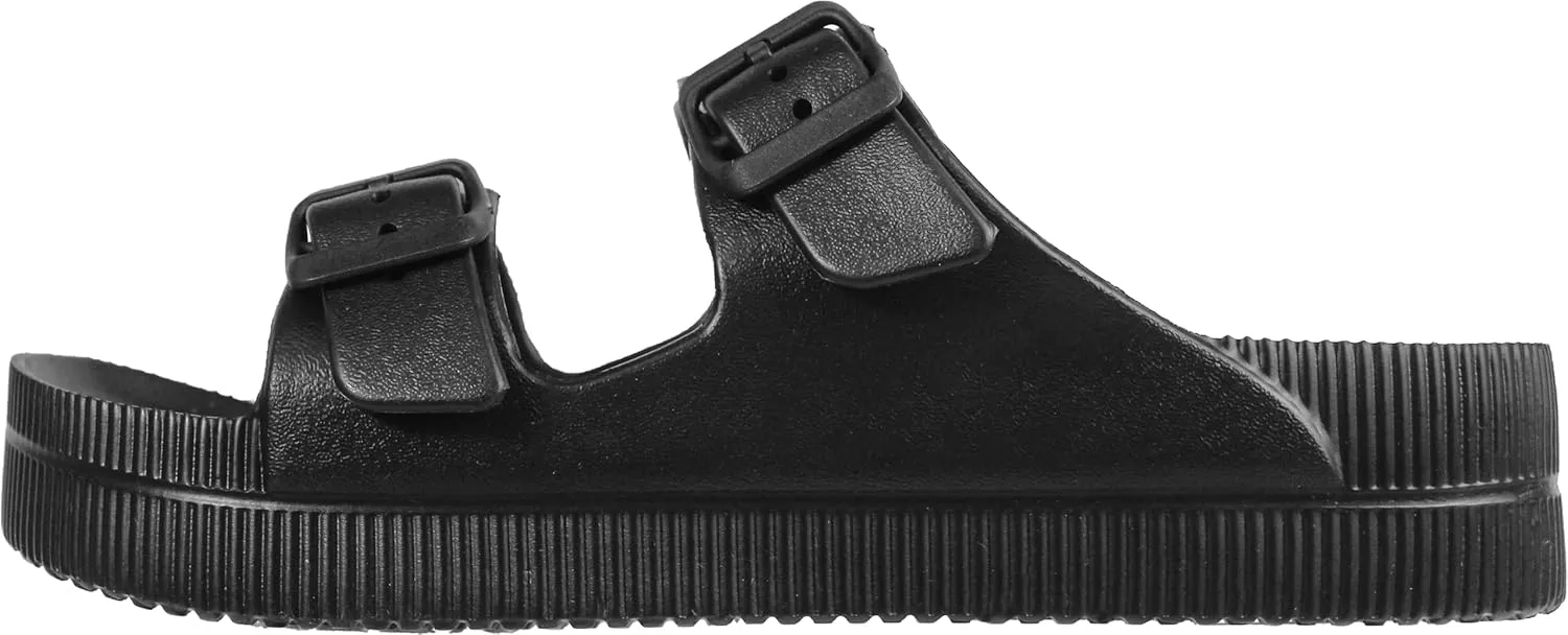Weweya Arch Support Womens Sandals - Platform Recovery Sandals for Women - Adjustable Buckle Sandals