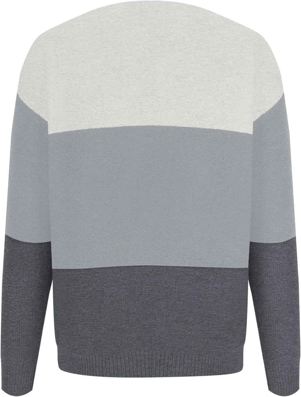 Winter Sweaters for Women 2024 Casual Loose Color Block Pullover Sweater Long Sleeve Boat Neck Knit Jumper Tops