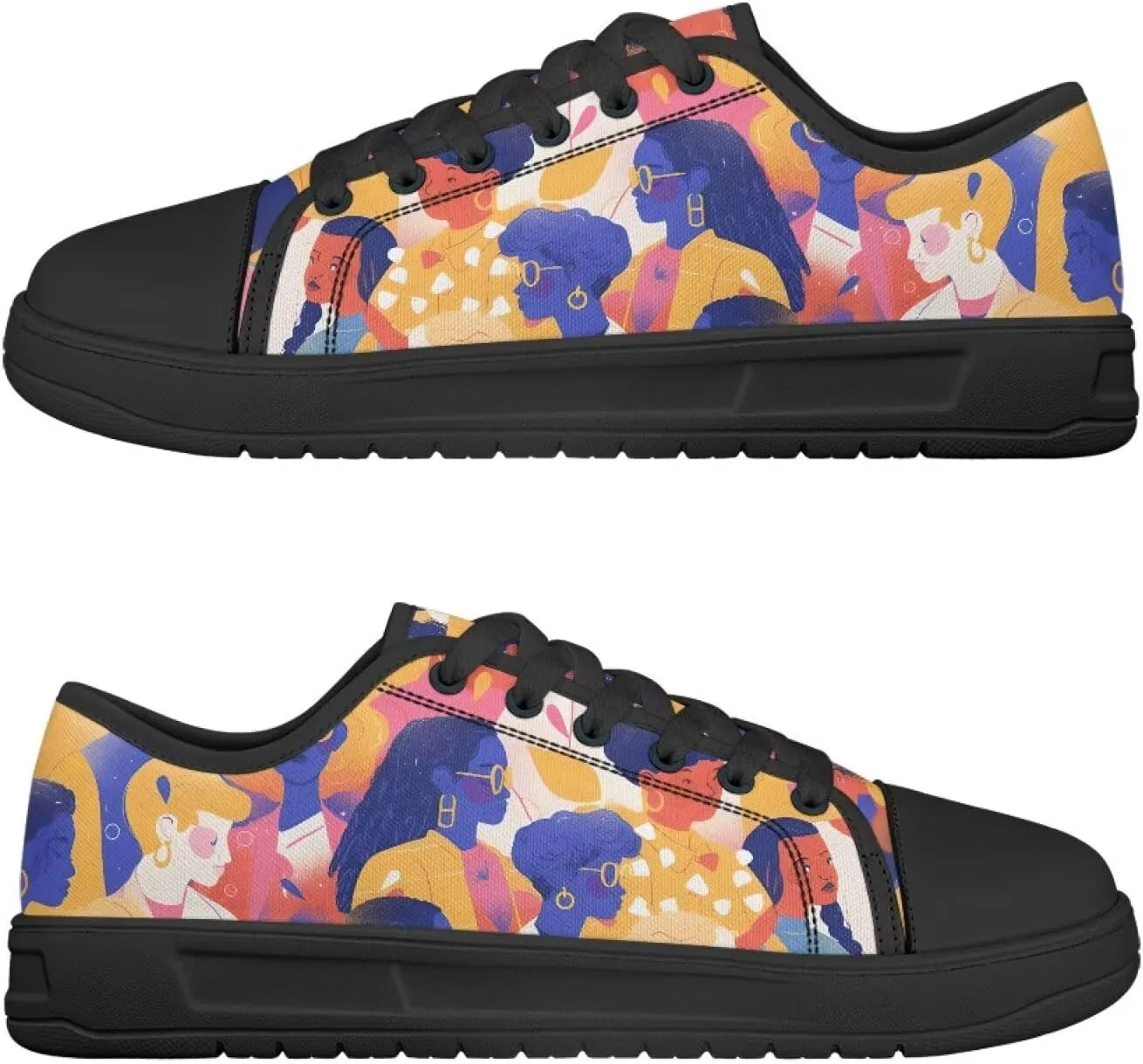 Women Dress Canvas Shoes Comfortable Fashion Sneakers Breathable Walking Shoe Gym Tennis Casual Chunky Sneaker Outdoor