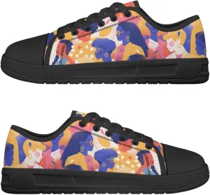 Women Dress Canvas Shoes Comfortable Fashion Sneakers Breathable Walking Shoe Gym Tennis Casual Chunky Sneaker Outdoor