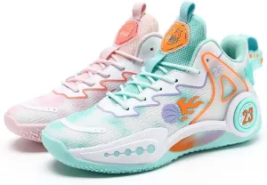 Women Men Basketball Shoes Breathable Non Slip Sneakers Unisex High Top Ultra-Light Fashion Outdoor Sports Shoes