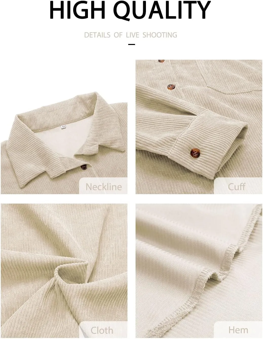 Women's Brushed Plaid Shirts Long Sleeve Flannel Lapel Button Down Cardigan Boyfriend Shacket Jacket Coats
