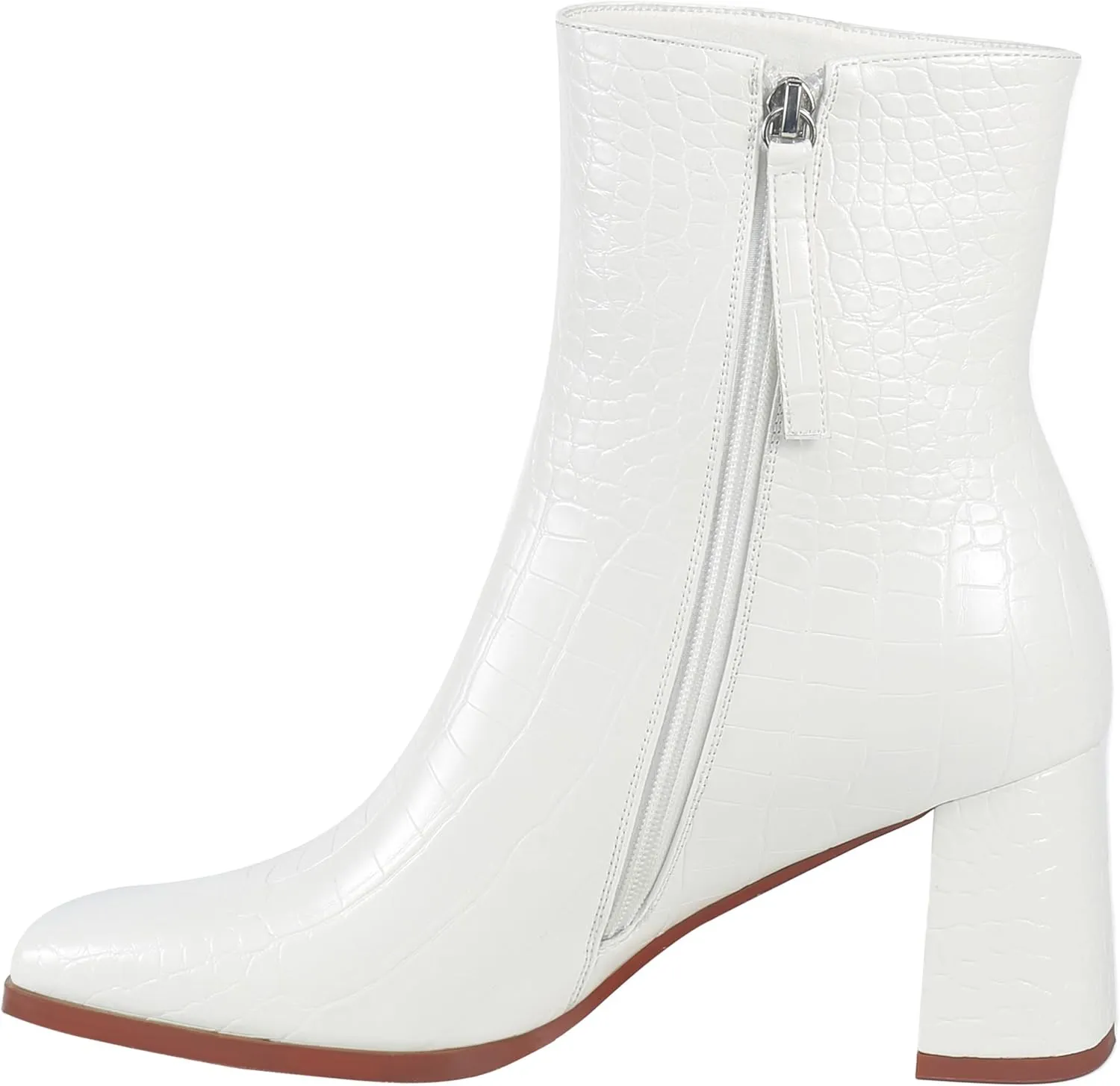 Women's Cowboy Boots Mid Calf Cowgirl Embroidered Western Pointed Toe Chunky Heel Pull On Mid Calf Boots