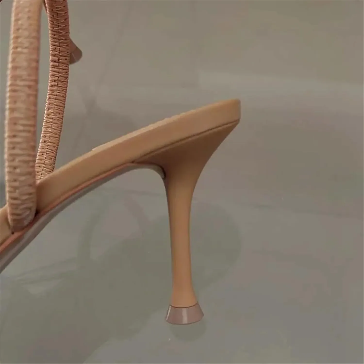 Women's Diamond Mesh Sandals, Slingback Party Heels