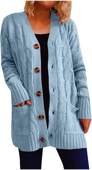 Women's Lightweight Cardigan Sweaters Casual Long Sleeve Open Front Drop Shoulder Oversized Fall Trendy Knitwear