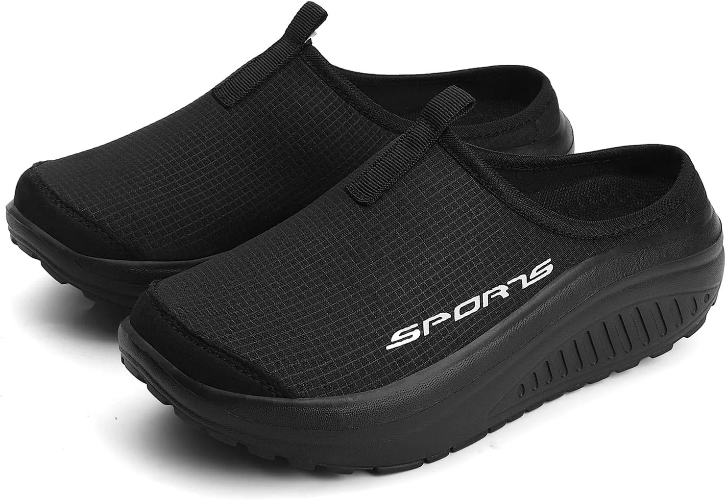 Women's No Limits Slip-On Mule Walking Shoes Women Fashion Sneakers Comfort Wedge Platform Loafers