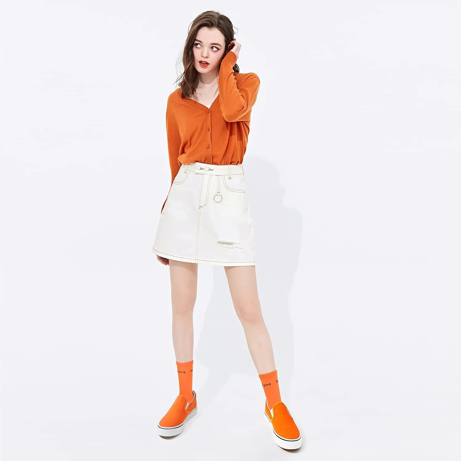 Women's Slip on Shoes Canvas Sneakers Loafers Non Slip Shoes Low Top Casual Shoes