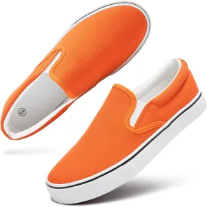 Women's Slip on Shoes Canvas Sneakers Loafers Non Slip Shoes Low Top Casual Shoes