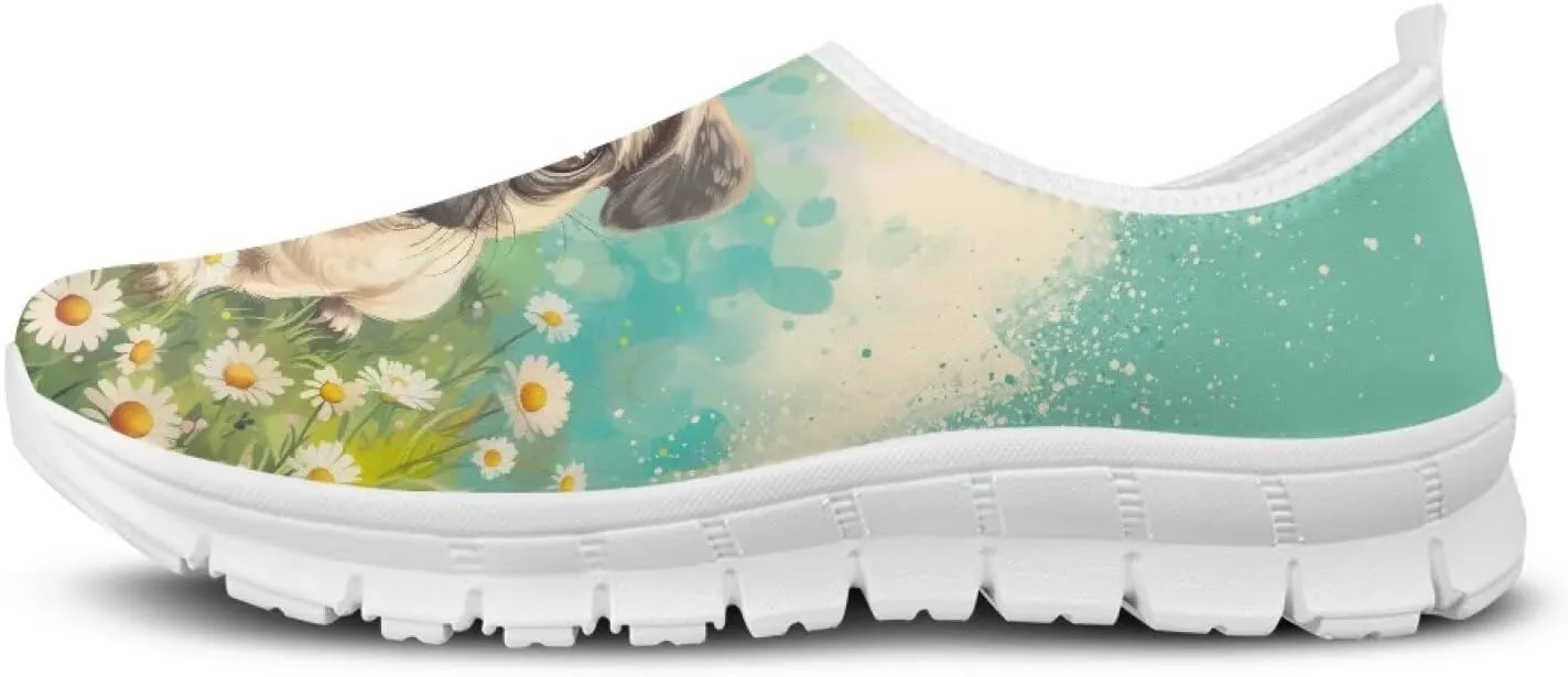 Womens Slip On Sneakers Trendy Casual Shoes for Women Non Slip Work Shoes