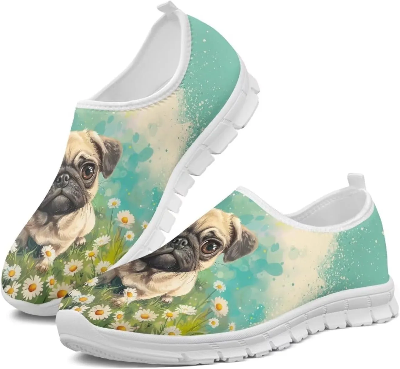 Womens Slip On Sneakers Trendy Casual Shoes for Women Non Slip Work Shoes
