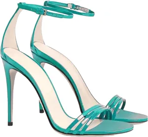 Women's Strappy Stiletto Sandals, Peep Toe Wedding Party Heels