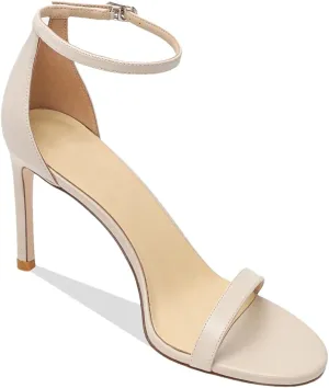 Women's Summer Luxury Leather Ankle Strap Sandals, Thin High Heels Party Fashion