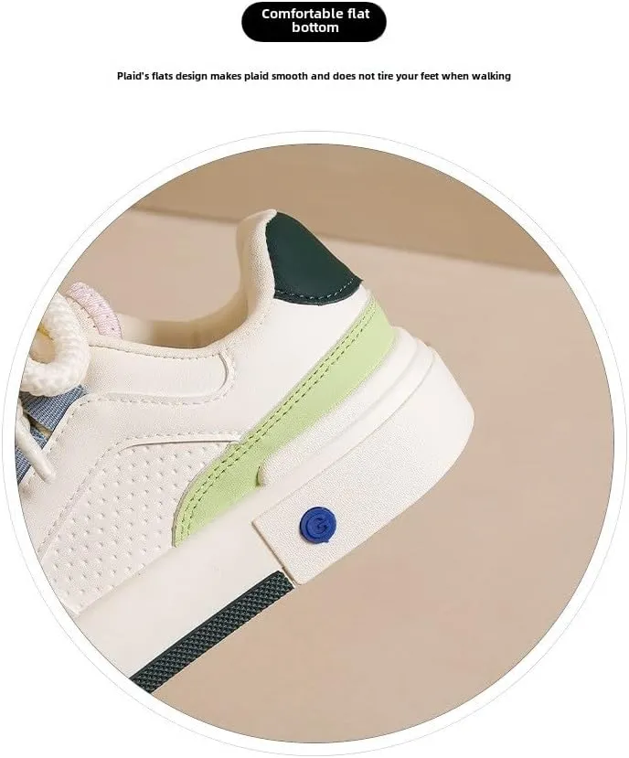 Women's Trendy Stylish Sneakers, Comfortable Wear-Resistant Skateboard Shoes for All Seasons, Street Style