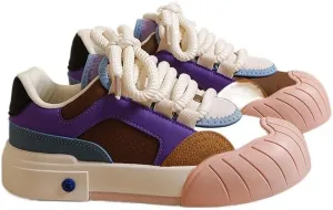 Women's Trendy Stylish Sneakers, Comfortable Wear-Resistant Skateboard Shoes for All Seasons, Street Style