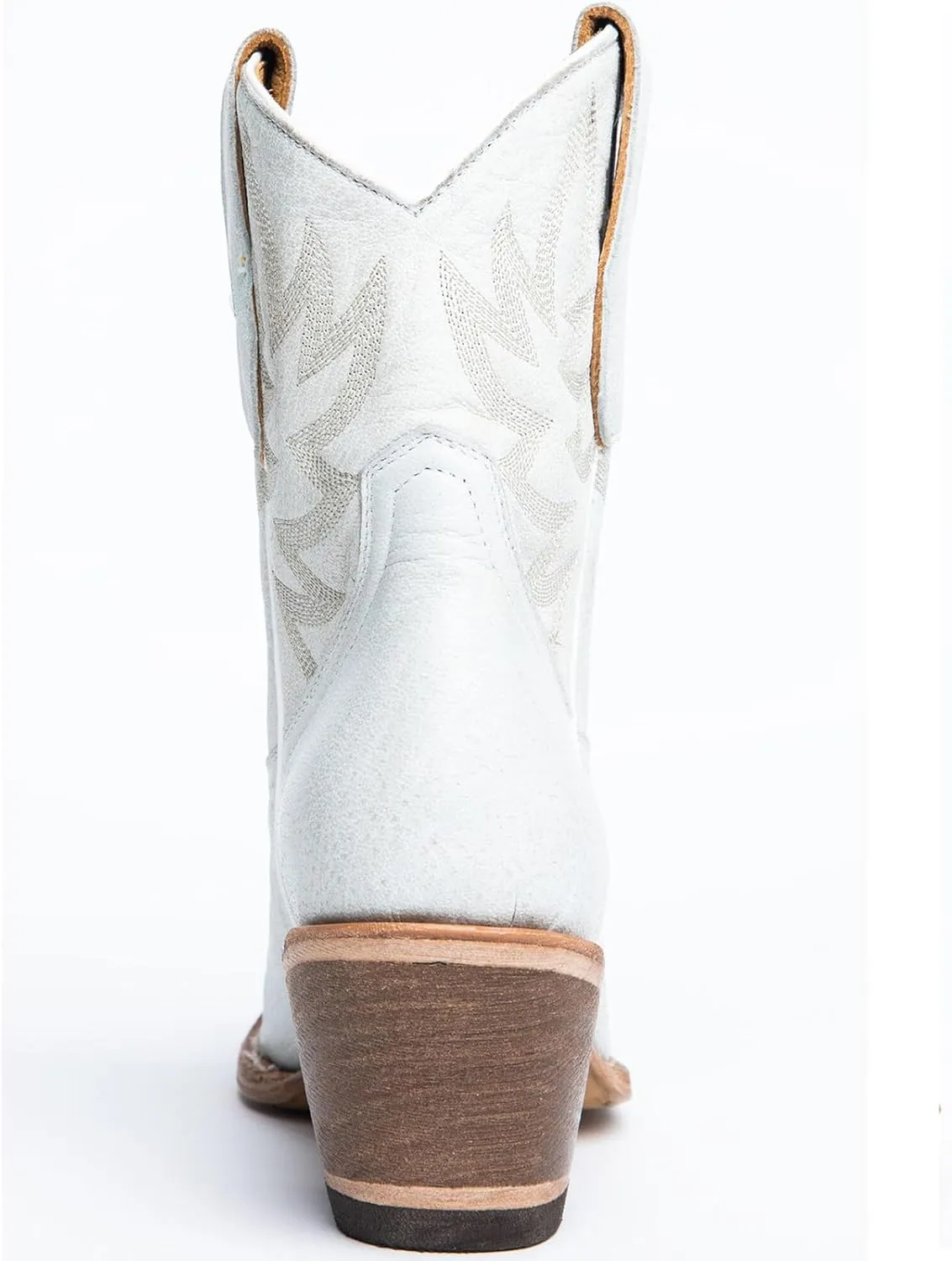 Women's Western Cowboy Ankle Boots Short Cowgirl Boots with Classic Embroidered Slip On Pointed Toe Chunky Country Booties