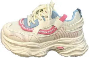 Y2K Mesh Chunky Dad Sneakers - Kawaii Summer Breeze Platform Shoes for Women & Girls, Comfy Thick Sole Casual Trainers for Campus Life, Daily Wear, All-Match Minimalist Streetwear, Back to School