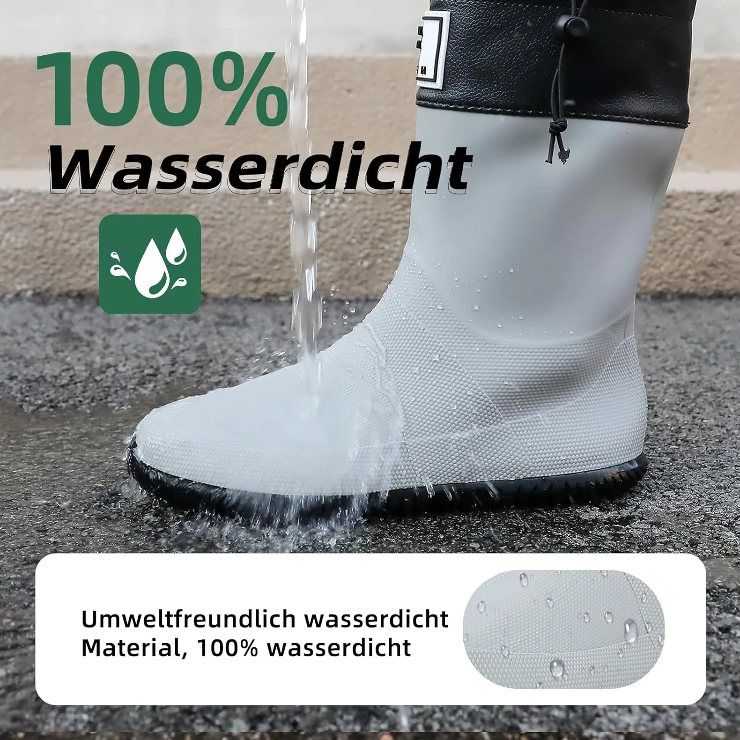 YorFotMae Midshaft Rain Boots Women, Waterproof Rubber Boots Men, Mid-Height Anti-Slip Lightweight Garden Shoes, Mid Calf Water Boots with Adjustable Buckle, Durable Fishing Boots Outdoor