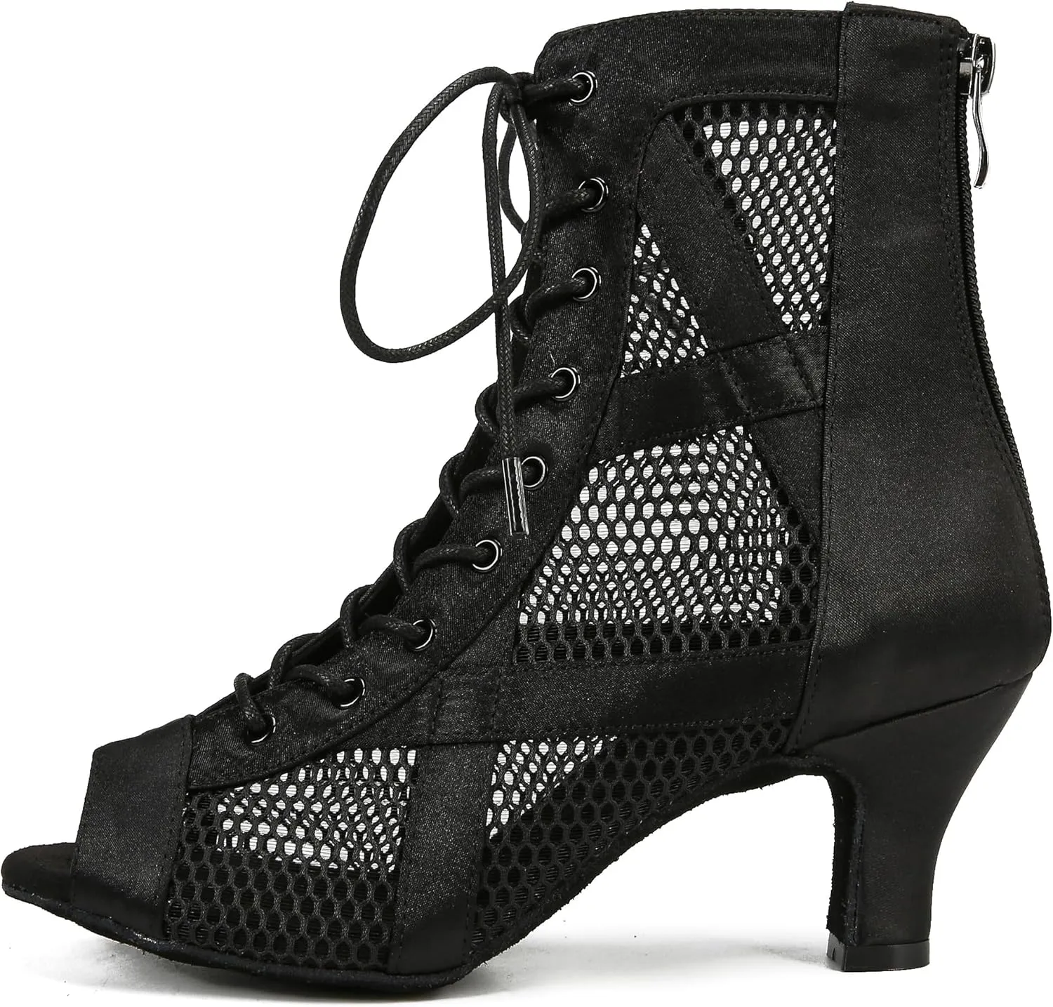 YYTing Women Ballroom Latin Salsa Dance Shoes Performance 2.5 and 3.5 inch Heel Footwear