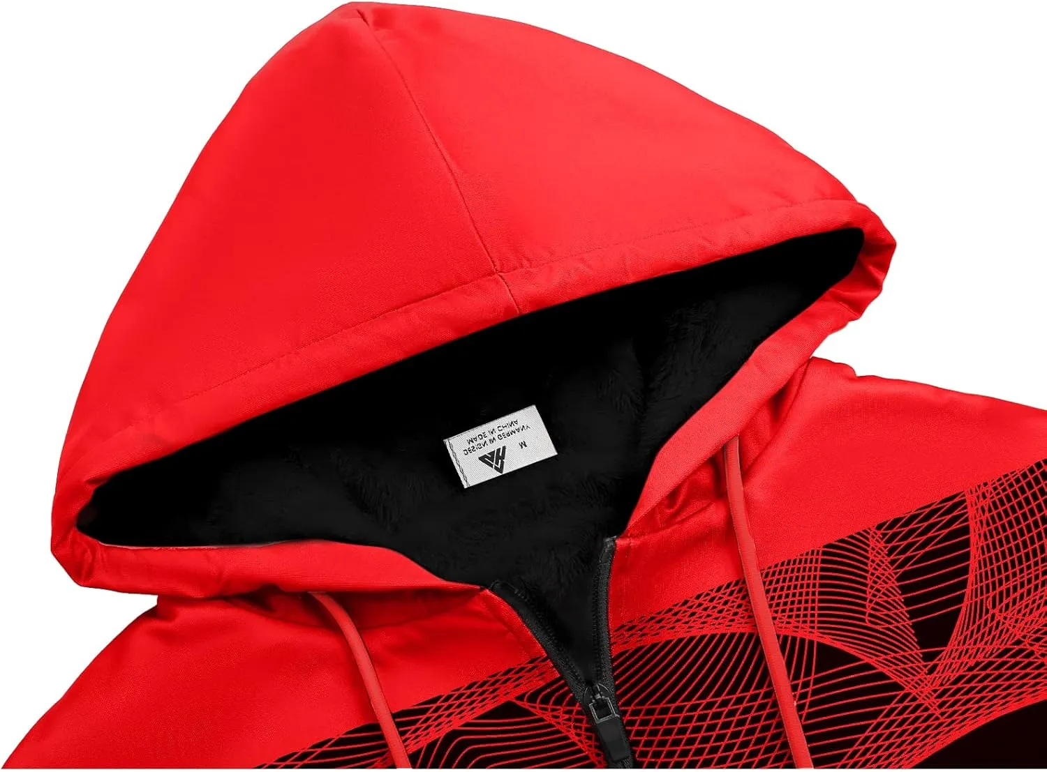 ZITY Men's Zip Up Hoodie Heavyweight Sherpa Lined Sweatshirt Thick Fleece Winter Warm Jackets