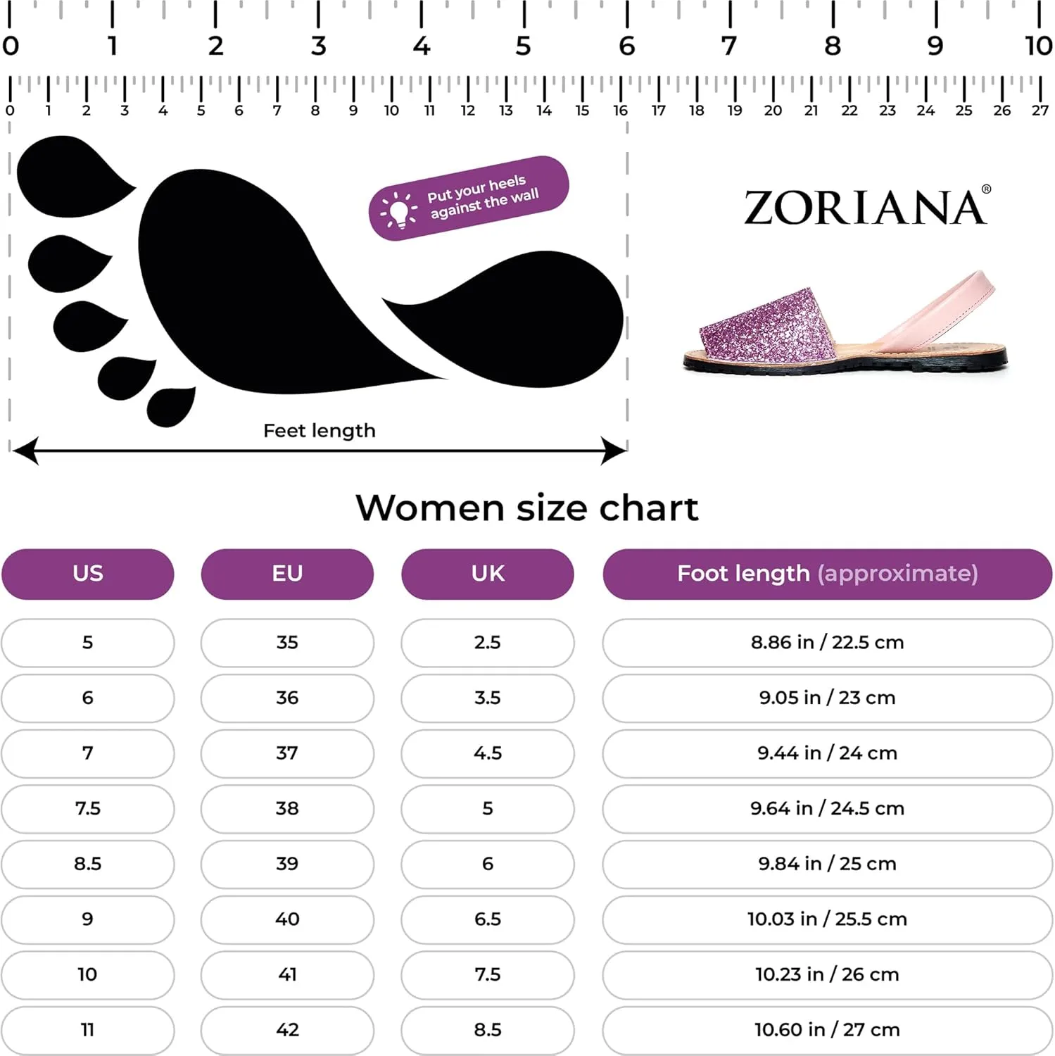 ZORIANA® Sandals for Women Handmade Leather, Dressy, Comfortable Sling Back Shoes Flat - Fashion Exclusively Made in Spain - Avarca Summer Trending Slingback Shoes 2023, 100% Spanish Genuine Leather
